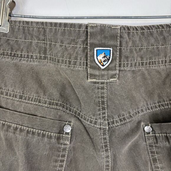 Kuhl Men's Hiking Revolvr Pants Green Vintage Patina Dye Size 36x32.5 READ - Picture 7 of 12